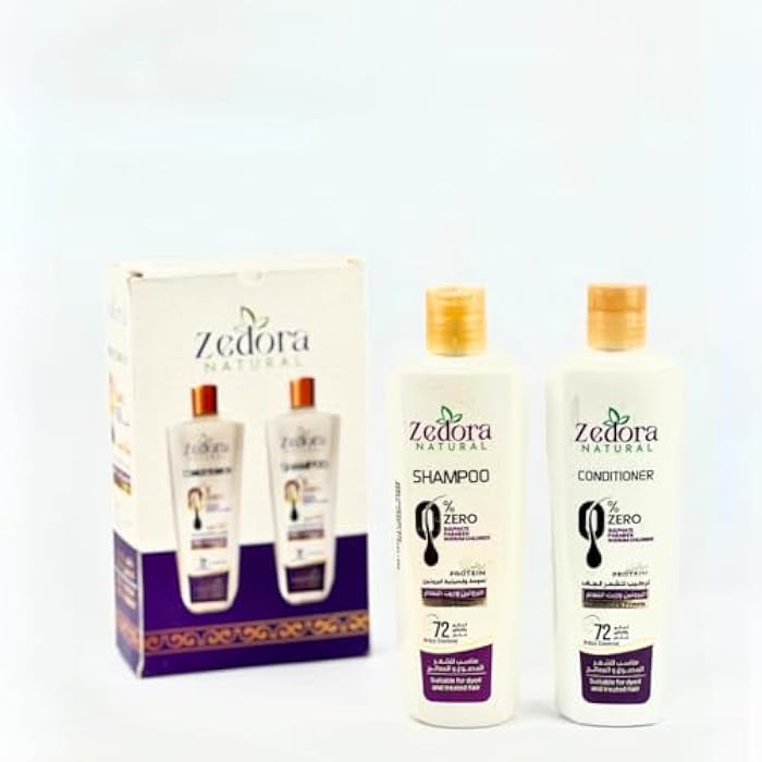 Zedora Protein Shampoo and Conditioner Set - Image 1